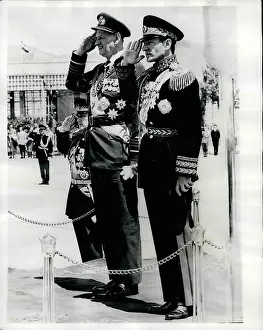 Teheran: King Frederick of Denmark and Shah of Iran