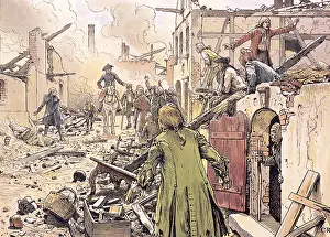 Bombardments: King Frederick II in Koestrin by Carl Roechling