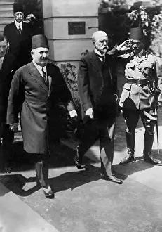 Consulate: King Fuad I and Tomas Masaryk in Cairo