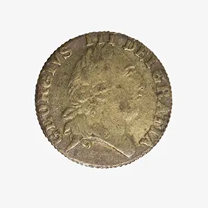 Milled: King George III silver half-crown, 1790