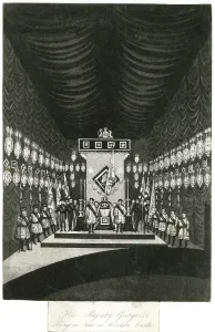 Funerals: King George IV lying in state, Windsor Castle