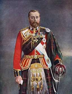 Sporran: King George V as Colonel of Cameron Highlanders