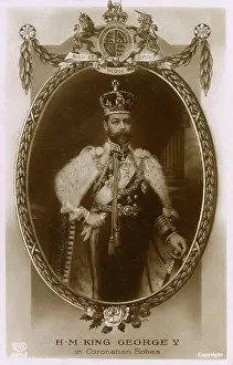 Dominions: King George V in his coronation robes