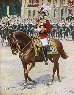 The Sharp Illustration Collection: King George V on horseback as Field Marshal