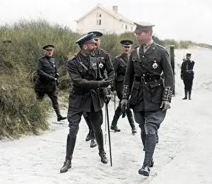 Joke: King George V and King Albert of Belgium, Western Front, WW1