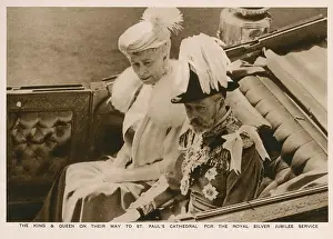 Upholstered: King George V and Queen Mary, Silver Jubilee
