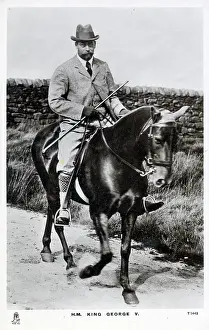 Hack: King George V riding a horse