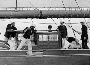 Anniversaries: King George V on his yacht