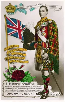 Busby: King George VI - Coronation Souvenir Postcard