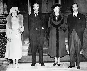 Greatbritain: King George VI of England and Chamberlain