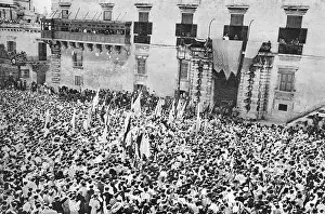 Valetta: King George VI visits Malta in 1943