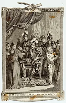 Aspired: King Henry VII tries Lambert Simnel