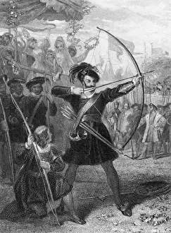 Arrows: King Henry VIII as an archer
