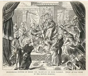 Tramples: King Henry VIII and Pope Clement VII