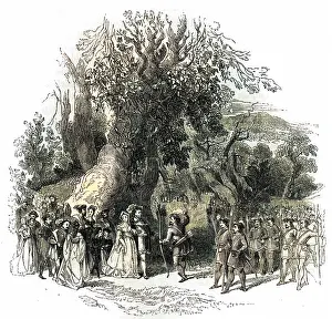 Shooters: King Henry VIII watching archery contest