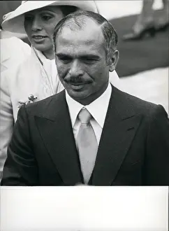 Alia: King Hussein of Jordan arrives in Japan