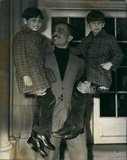 Abdullah: King Hussein of Jordan with his two eldest sons
