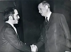 Jarring: King Hussein of Jordan and Gunnar Jarring, UN envoy
