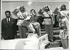 Wasfi: King Hussein at Jordan Independence parade