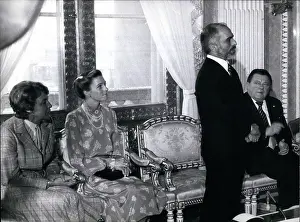 Proportion: King Hussein of Jordan in Munich, Germany