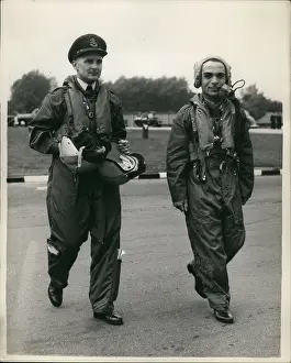 Today.the: King Hussein of Jordan at RAF Biggin Hill