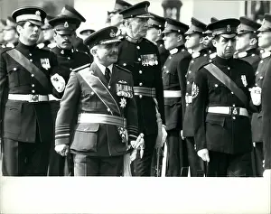 Sandhurst: King Hussein of Jordan at Sandhurst parade