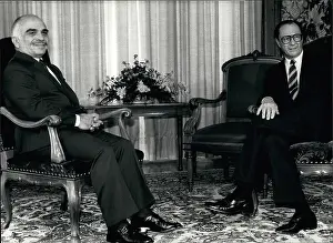 Aubert: King Hussein of Jordan visits Switzerland