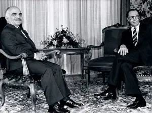 Aubert: King Hussein of Jordan visits Switzerland
