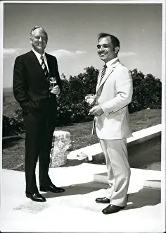 Lemonade: King Hussein of Jordan with William Rogers of USA