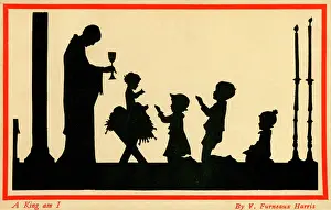 Crib: The King Am I - Nativity scene silhouette