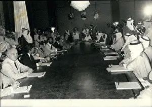 Wtih: King Khaled of Saudi Arabia and President Mitterrand
