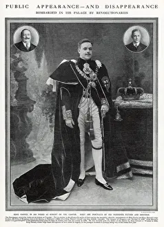 Garter: King Manuel II of Portugal