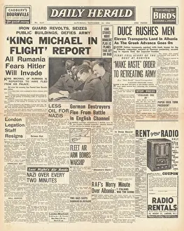 King Michael flees Romania