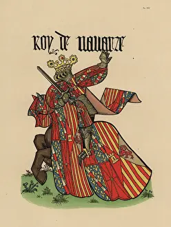 Equestre: King of Navarre, roi de Navarre