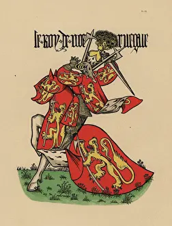 Equestre: King of Norway, roi de Norvege
