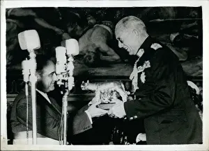 Gronchi: King Paul of Greece in Rome