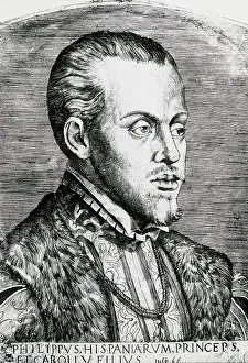 Habsburg: King Philip I of Castile (1478-1506). Engraving