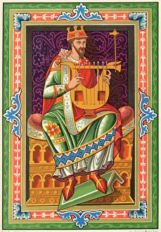 Psaltery: King Plays Psaltery