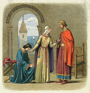 Forgiveness: King Richard I pardons John