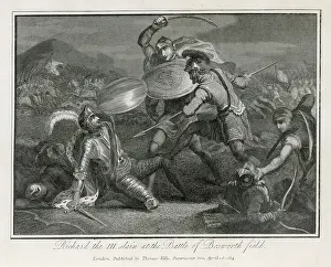 King Richard III at the Battle of Bosworth