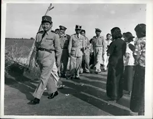 Norodom: King Sihanouk with supporters, West Cambodia