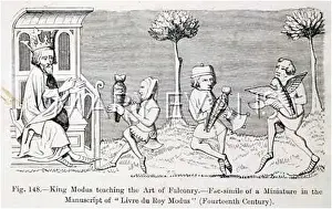 Falconers: KING TEACHES FALCONRY