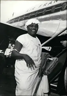 Gangway: King of Togo leaving Paris