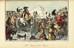 Osnabruck: King William II crossing the river at the Battle of