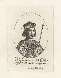 William Faithorne: King William II of England, William Rufus, c.1056-1100