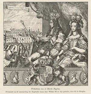 Hooghe: King William III and Queen Mary