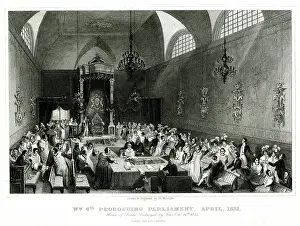 1831: King William IV proroguing Parliament