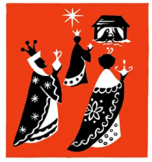 Brough: Three Kings bringing gifts