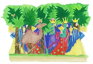 Alison: Three Kings and camel