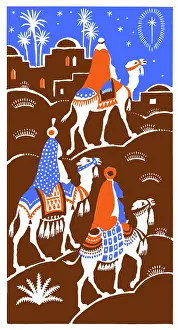 Three Colour: Three Kings on camels
